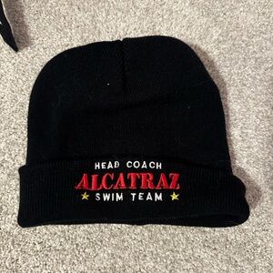 Black Alcatraz Swim Team Beanie